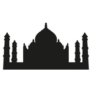 H13191 Taj Mahal Silhouette 7ft Wide Historic Monument Landmark Cardboard Cutout Back Drop Stand up