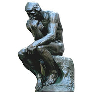 H79504 The Thinker Le Penseur Philosophy Auguste Rodin Sculpture Cardboard Cutout Standee Standup