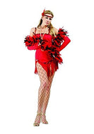 Sexy Fringe Time Flapper:Red S