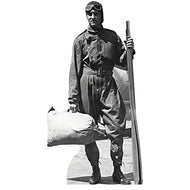 H58098 Richard E Byrd Pioneer Aviator North South Pole Cardboard Cutout Standee Standup