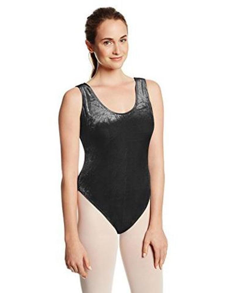 Women's Leotard Black Velvet L