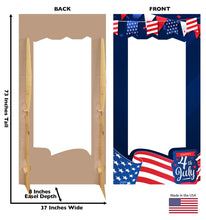 Load image into Gallery viewer, 4th of July Large Picture Frame Standin - AT TEN Distribution
