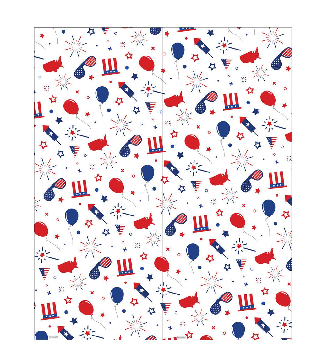 4th of July Party Cardboard Backdrop - AT TEN Distribution