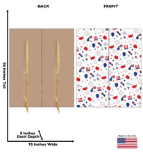 Load image into Gallery viewer, 4th of July Party Cardboard Backdrop - AT TEN Distribution
