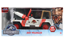 Load image into Gallery viewer, Jeep 1992 Wrangler Jurassic World Movie 1/24 by Jada 97806
