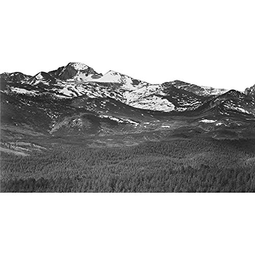 H13107 Longs Peak Mountain Range Cardboard Cutout