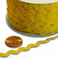 7 mm X 25 Yards Yellow RIC Rac Trim