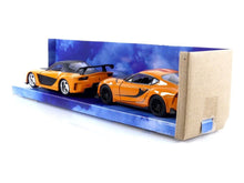 Load image into Gallery viewer, Fast &amp; Furious 1:32 Han&#39;s Mazda RX-7 &amp; Toyota GR Supra Die-cast Car Twin Pack, Toys for Kids and Adults

