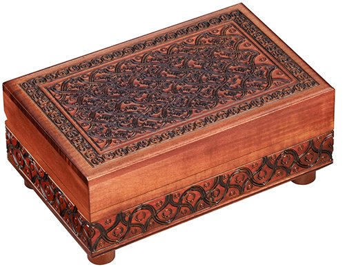 Secret PUZZLE BOX, Handmade Wood Keepsake Jewelry Treasure Collector Box, Unique Masterpiece, Made in Poland