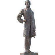 H61454 Jefferson Davis Statue Civil war Historical Cardboard Cutout