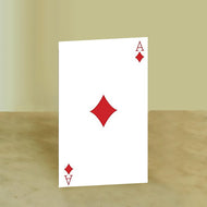 SP12590 Ace of Diamonds Playing Cards Cardboard Cutout Standee Standup