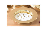 Christian Brands Church Stacking Bread Plate-Brss