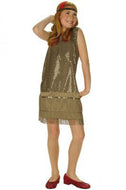 Sequin Gold Flapper - Gril S