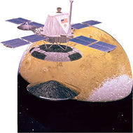 H69327 Viking Orbiter Mars Mission NASA Space Astronomy Cardboard Cutout Back Drop Stand up