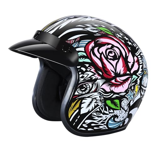 D.O.T. DAYTONA CRUISER HELMET- W/ TRIBAL- XL