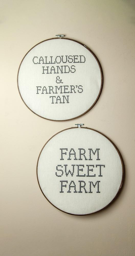 Manual Woodworkers Farmer's Tan Embroidery Loop Sign