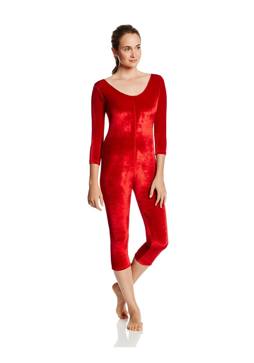 Women's Unitard Red Velvet L