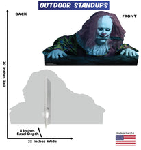 Load image into Gallery viewer, Rising Creepy Clown OUTDOOR Cutout
