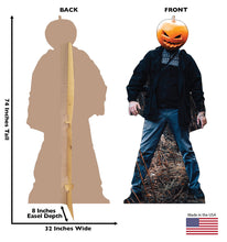 Load image into Gallery viewer, Pumpkin Head Stalker Cardboard Cutout
