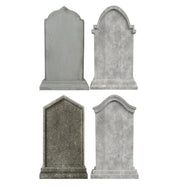 Headstone Write your Own Set of 4 Cardboard Cutouts