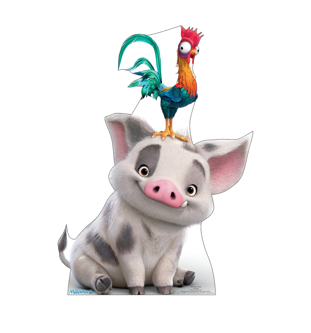 Pua & Heihei Cardboard Cutout