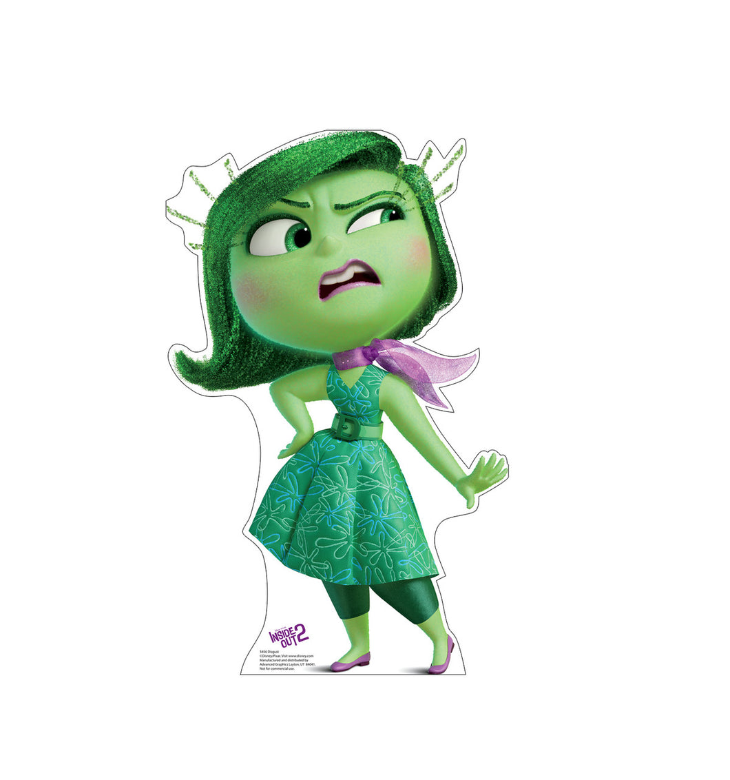 Disgust Inside Out 2 Cardboard Cutout