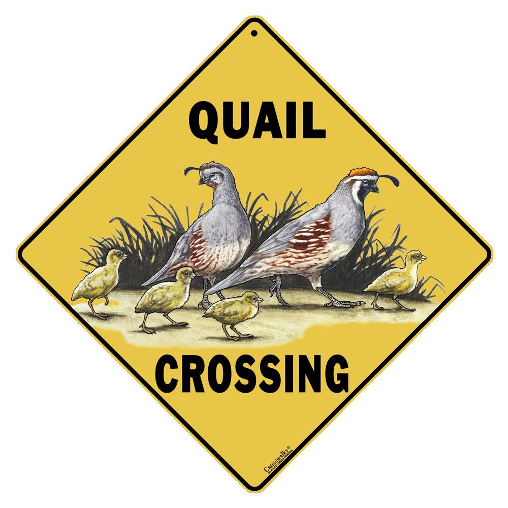 CROSSWALKS Quail Crossing Sign - 12
