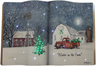 Manual Woodworkers Winter On The Farm Fiber Optic Book