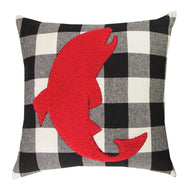 Manual Woodworkers Buffalo Check Fish Pillow