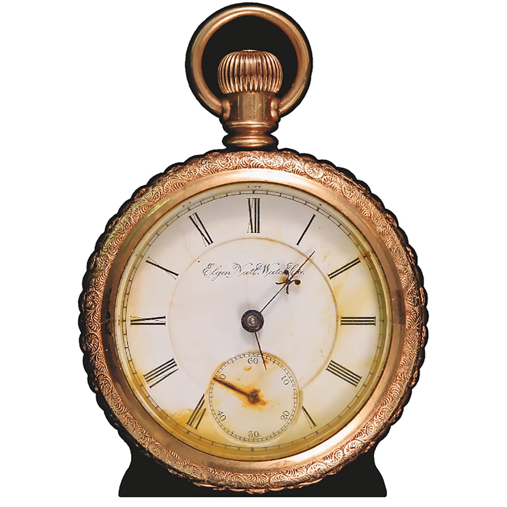 SP12167 Pocket Watch Belonging to Sea Post Clerk John Starr March Cardboard Cutout Standee Stand up