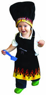 Manual Woodworkers Woodworkers Child's Kitchen Apron, Hat, Oven Mitt Set Lil' Griller