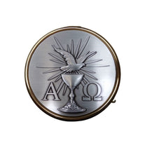 Load image into Gallery viewer, Christian Brands J1575 Dove Alpha Omega Hospital Pyx, 3.25-inch Diameter
