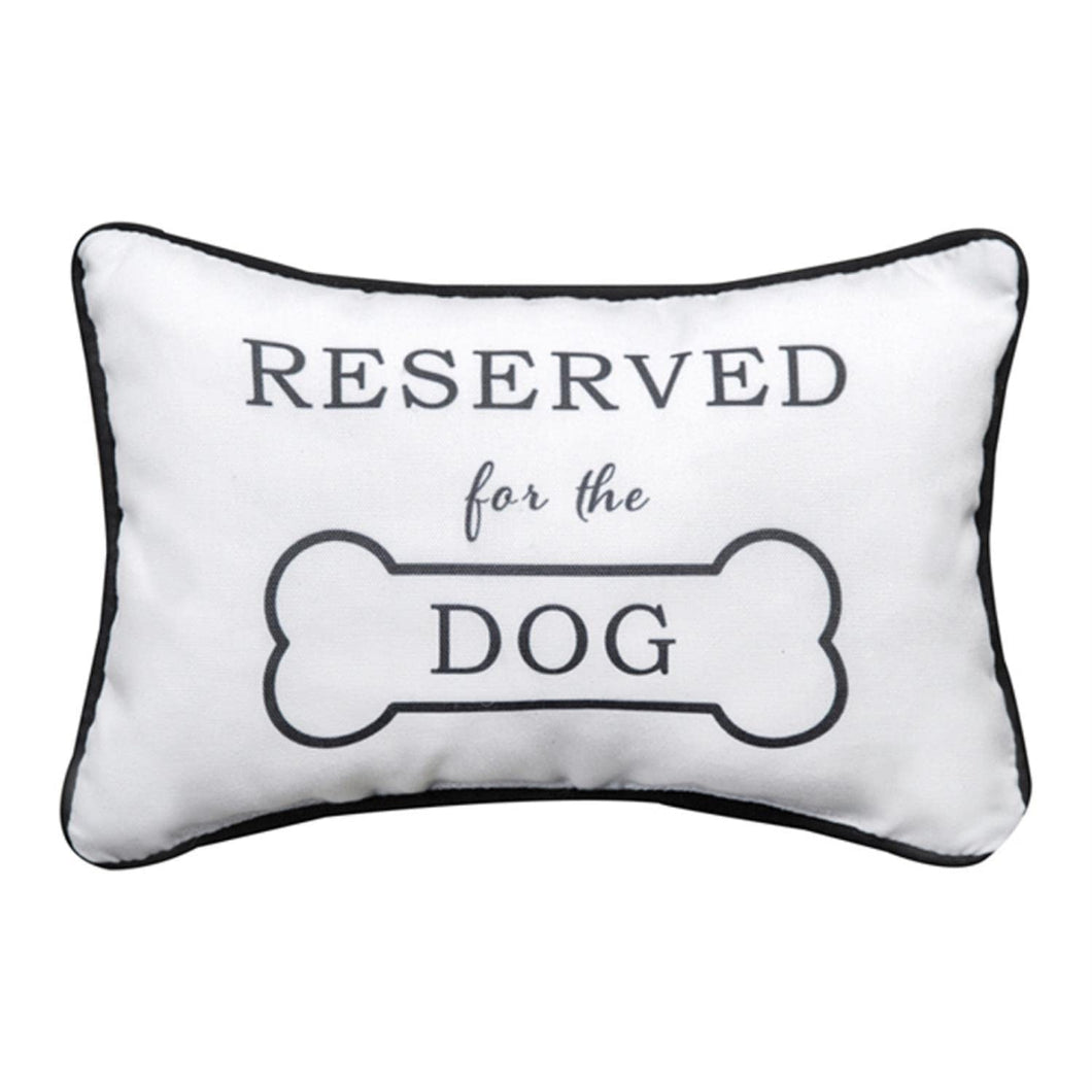 Manual Woodworkers Reserved For The Dog Word Pillow