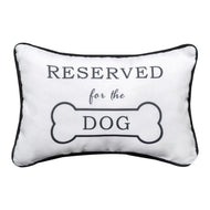 Manual Woodworkers Reserved For The Dog Word Pillow