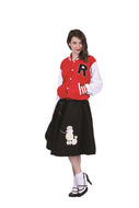 LETTERMAN JACKET-ADT XL RED