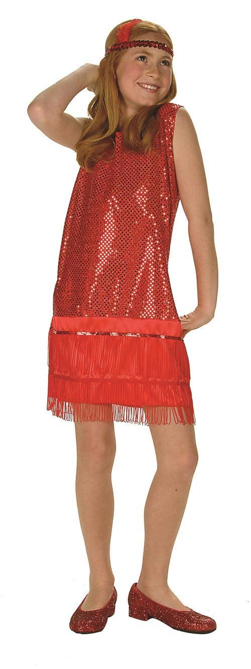 Sequin Red Flapper -Gril Small