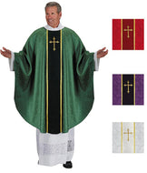 Monastic Jacquard Chasuble (Purple)