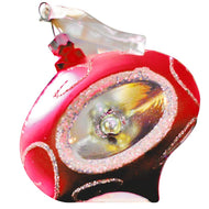 SP12648 Red Glass Christmas Ornament Cardboard Cutout Standee Standup