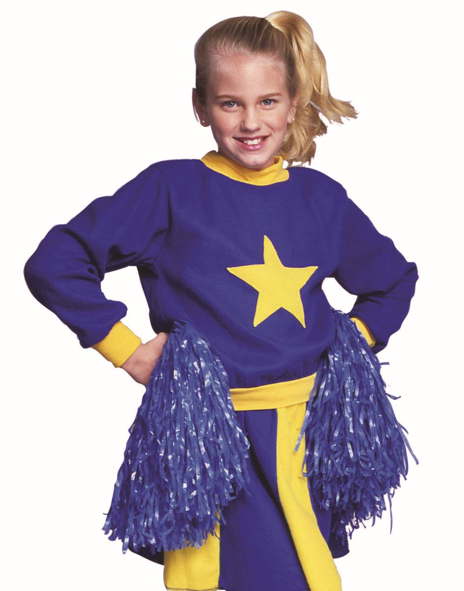 Purple Cheerlead Pom Poms- 15