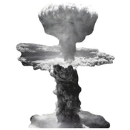 H32037 Mushroom Cloud Over Nagasaki Cardboard Cutout Standee Standup