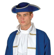 Adult Blue FeltTricorn Hat