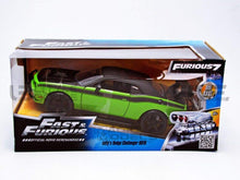 Load image into Gallery viewer, Toy car in packaging with &#39;Fast &amp; Furious&#39; branding on a white background
