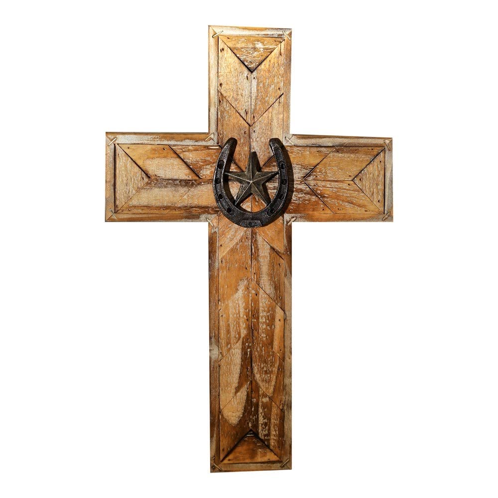 Manual Woodworkers Woodworker Wall Cross-Horseshoe (16