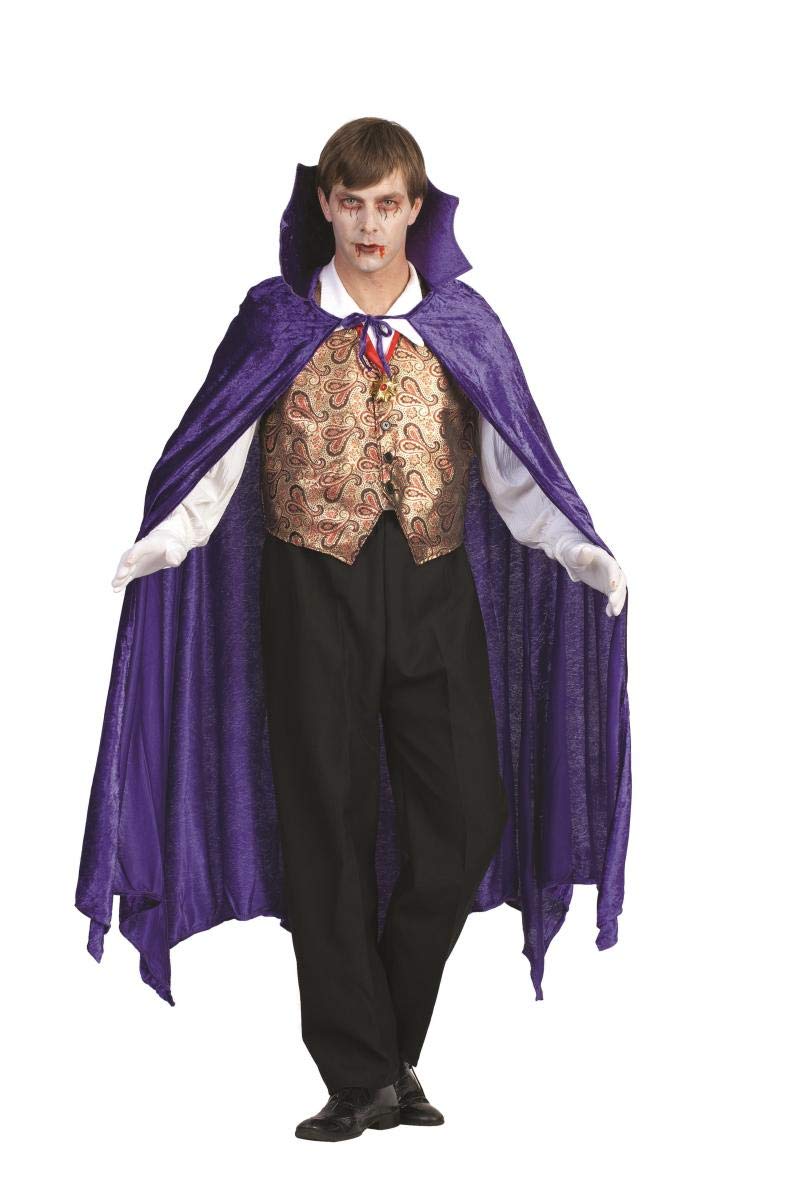 56" Purple Vampire Velvet Cape