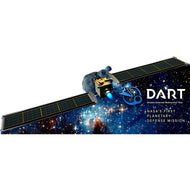H69325 Dart Double Asteroid Redirection Test Probe Movie Cutout NASA Mission Space Astronomy Cardboard Cutout Back Drop Stand up
