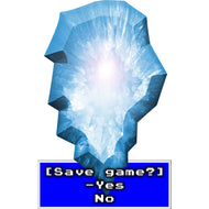 H12011 Video Game RPG JRPG Save Crystal Cardboard Cutout Standup