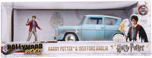 Load image into Gallery viewer, Jada Toys 1:24 Harry Potter and 1959 Ford Anglia Die-Cast Vehicle, Rusty Blue
