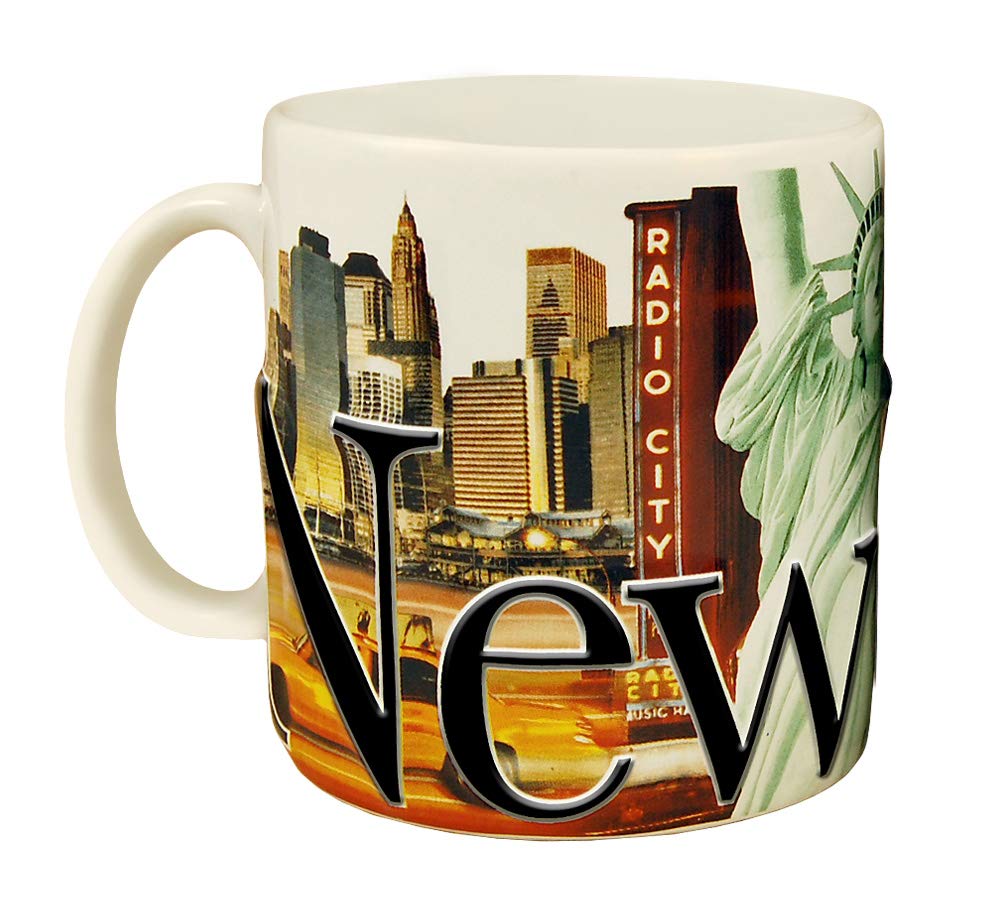Americaware New York 18 oz Color Relief Coffee Mug
