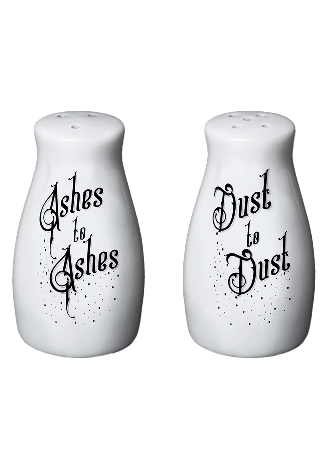 Alchemy Gothic The Vault Ashes To Ashes/Dust To Dust Salt & Pepper Shaker Set