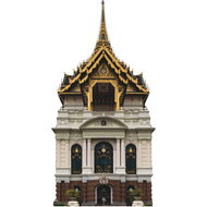 H13489 Grand Palace Bangkok Thailand Central Prasat Cardboard Cutout Standee Standup